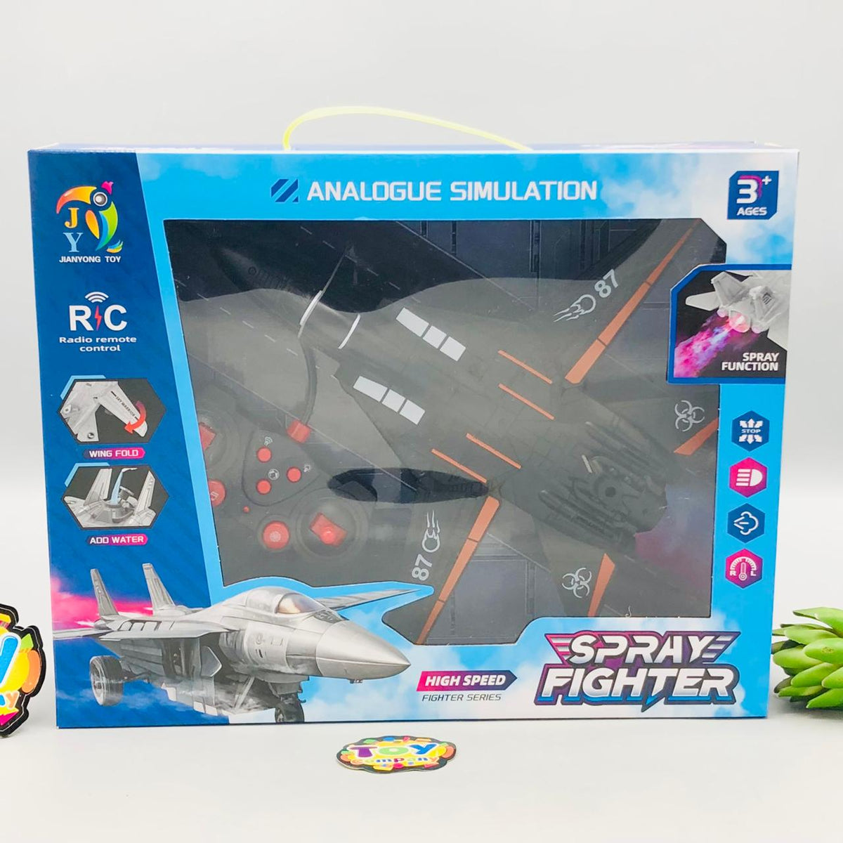 Remote Control Spray Fighter Plane Model