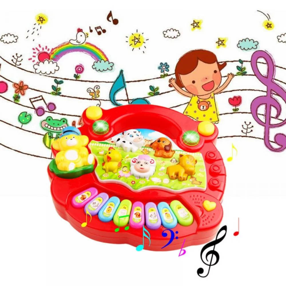 Multi-function Animal Farm Baby Piano