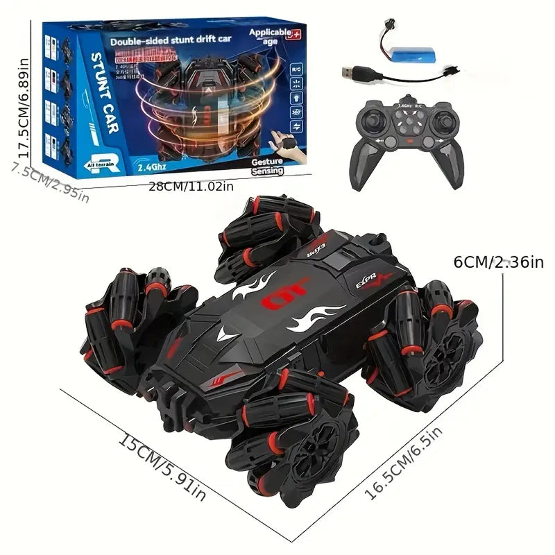 2.4GHz Remote & Watch Control Stunt Drift Car