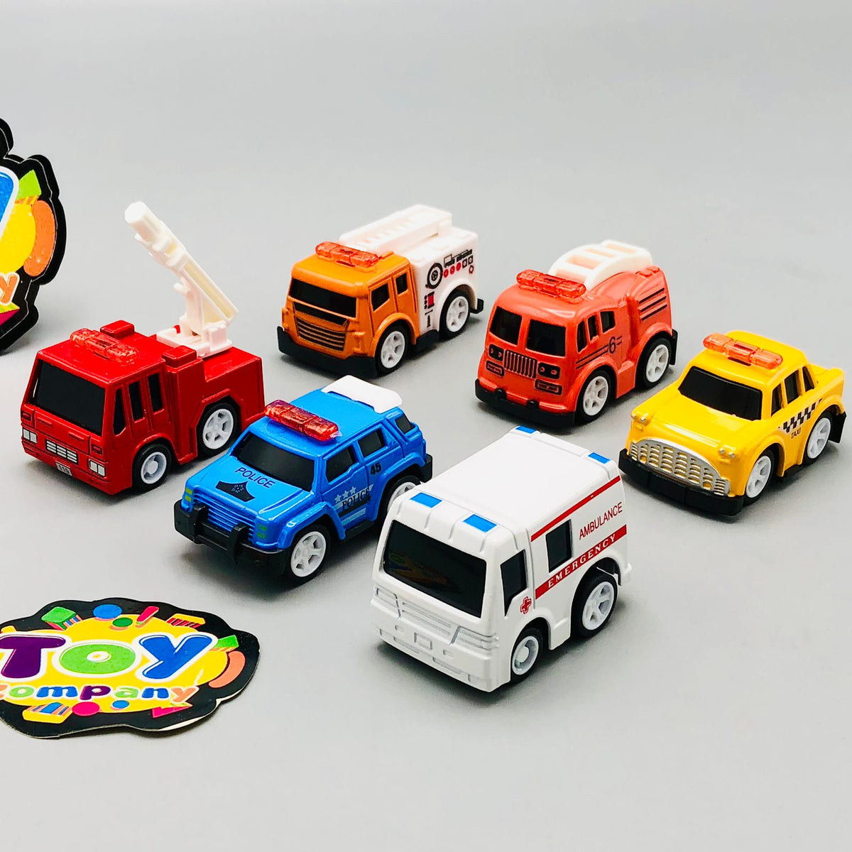 6Pcs Mini Alloy Pullback Cars - Assortment