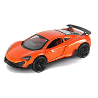 1:64 Diecast McLaren With Acrylic Display Box - Orange