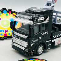 1Pc Alloy Pullback Trailer Truck