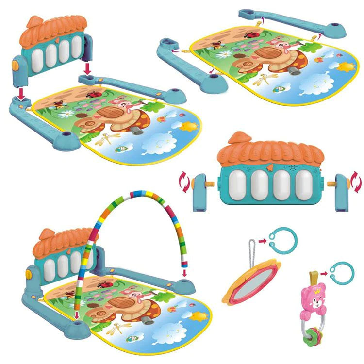 Huanger Multi-functional Mushroom Design Piano Fitness Rack