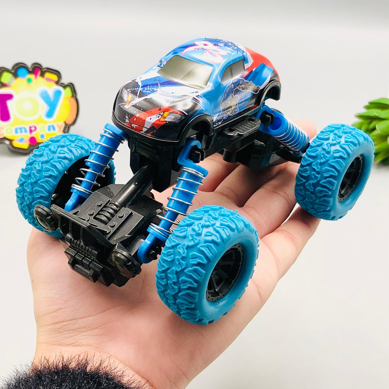 Mini Alloy Pullback Monster Off-Road Car - 1Pc