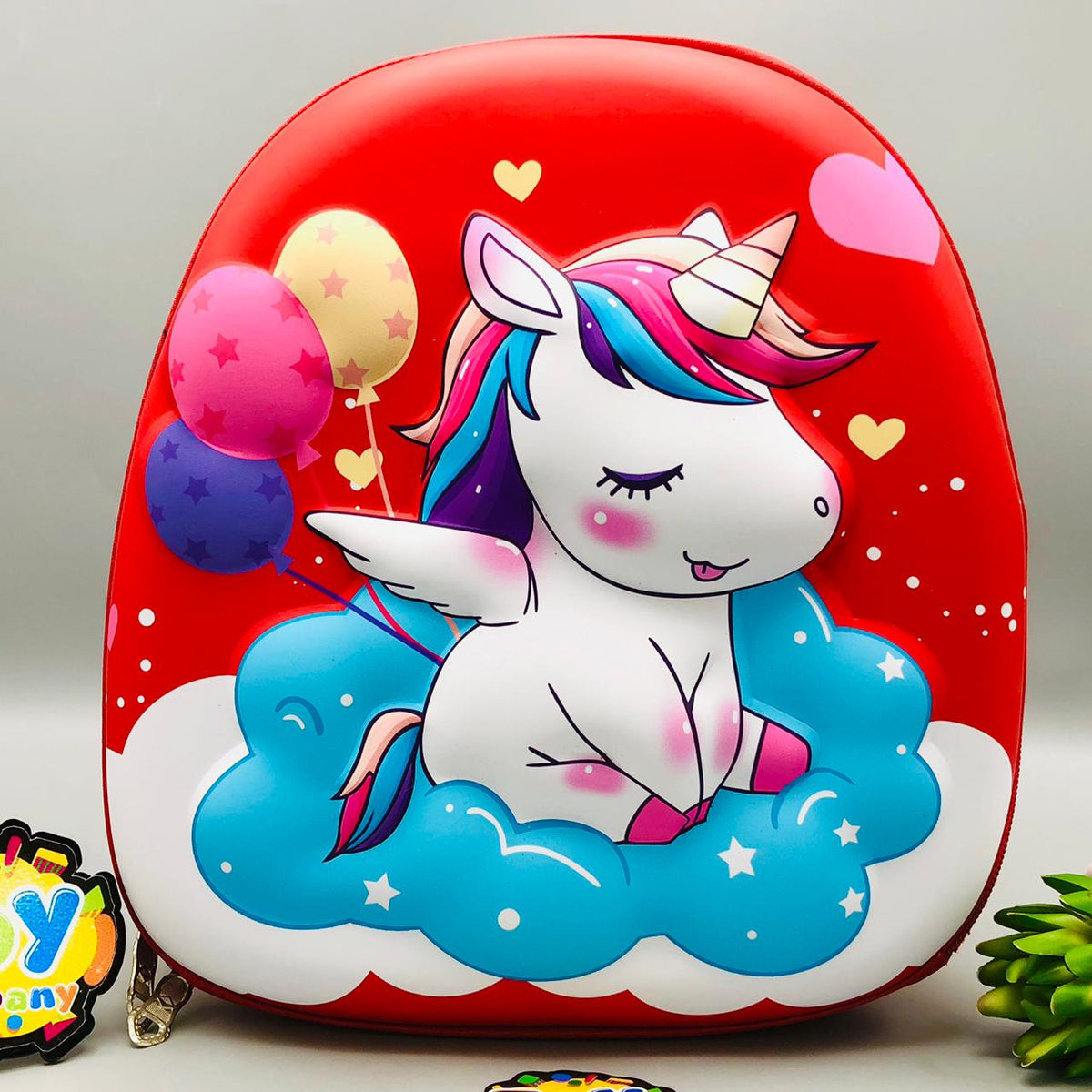3D Kids Unicorn Design EVA Backpack
