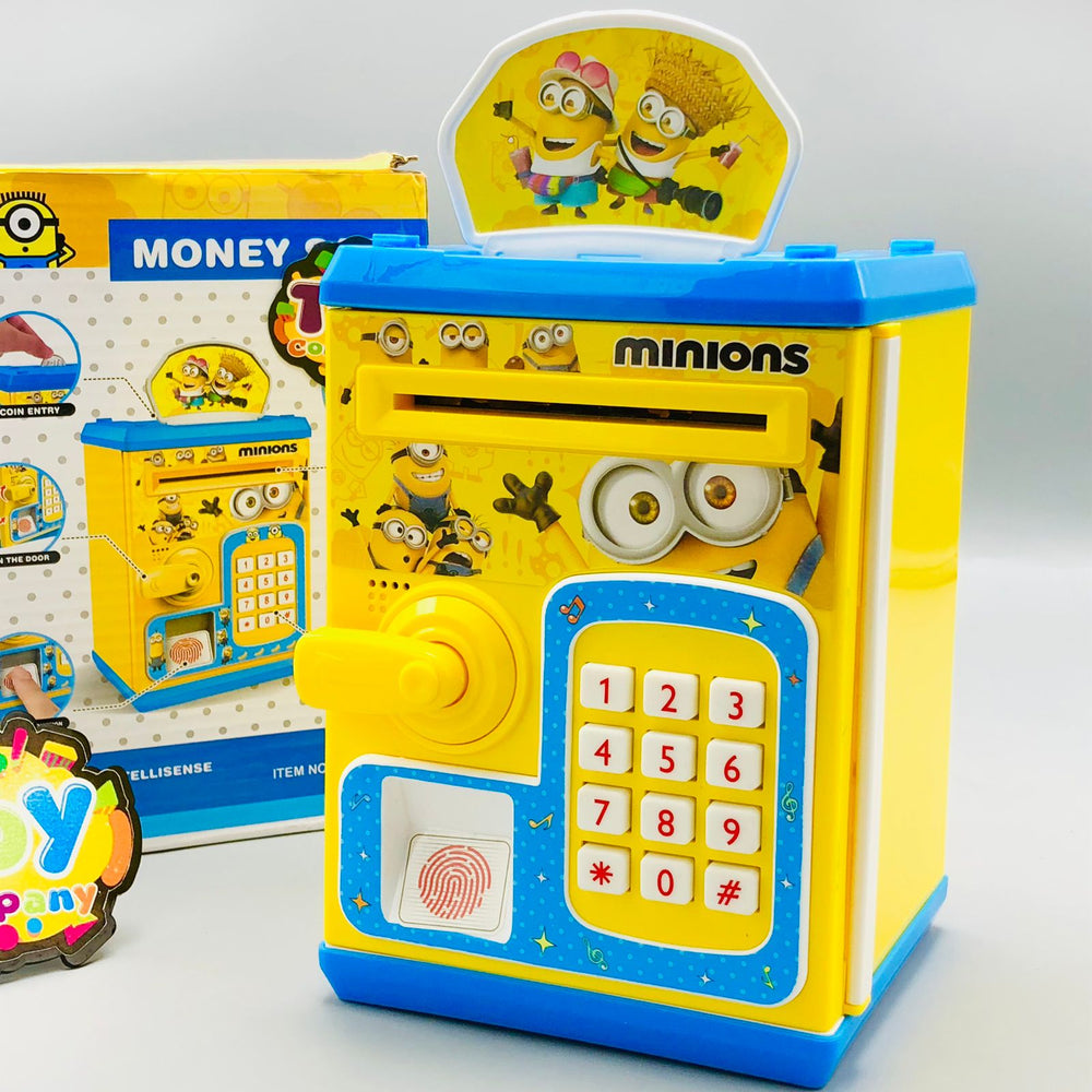 Minions Fingerprint Piggy Bank With Light & Sound