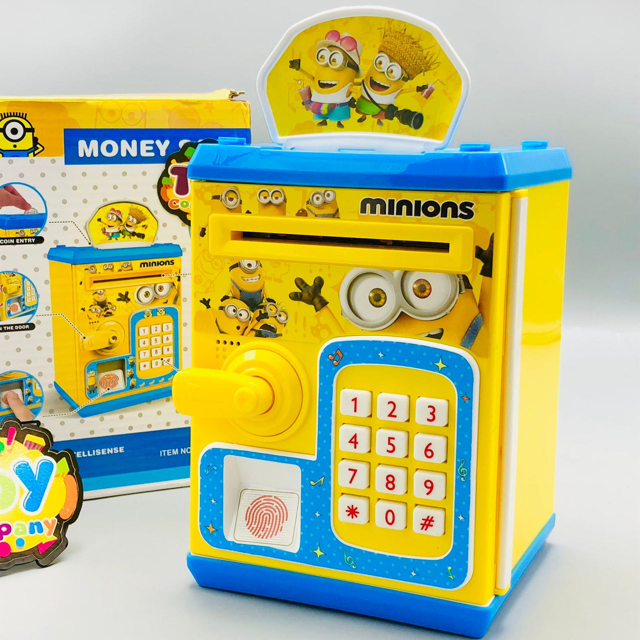 Minions Fingerprint Piggy Bank With Light & Sound
