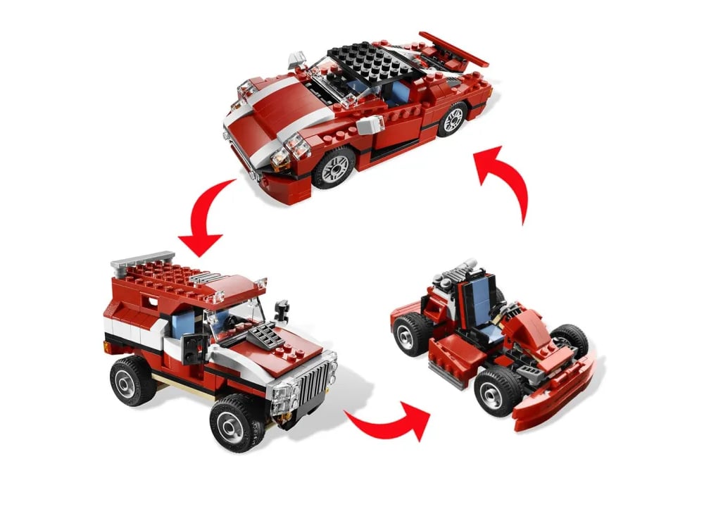 23in1 DIY Architect Super Speedster Bricks Set - 278+Pcs