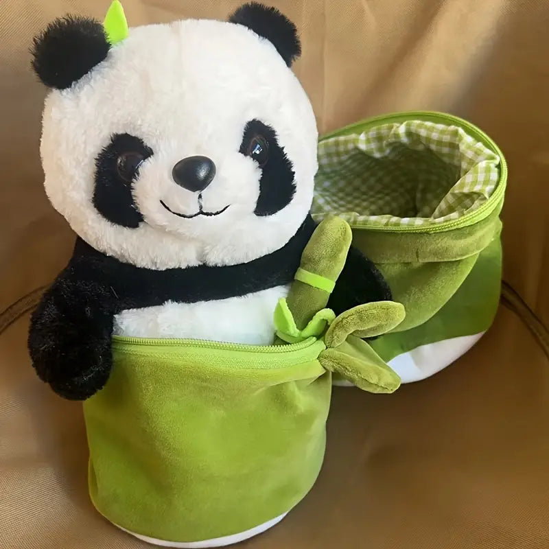 8* Inches Cute Stuff Bamboo Panda Pillow