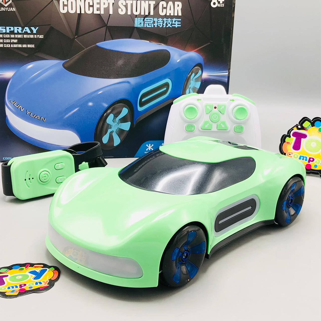 2.4GHz Watch & Remote Control Concept Spray Stunt Car