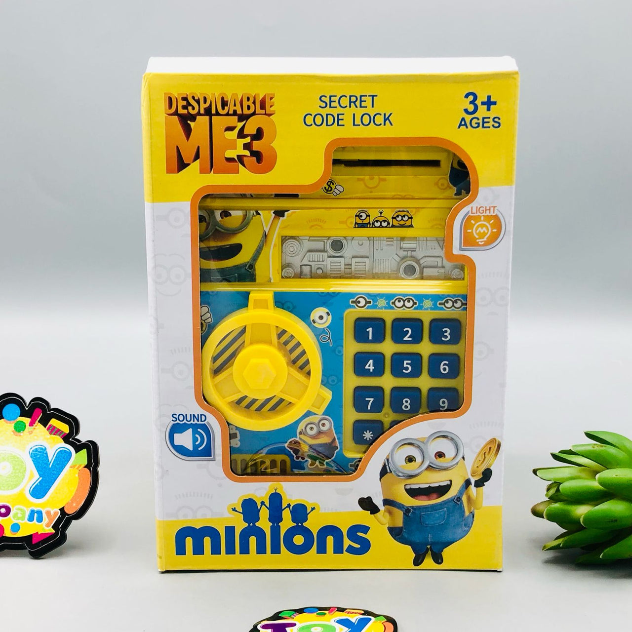 Minions Secret Code Lock Piggy Bank