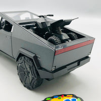 1:24 RC Diecast Tesla Model With Quad Bike