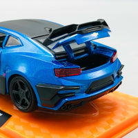 1:32 Diecast Chevrolet Camaro With Acrylic Display Box - Blue
