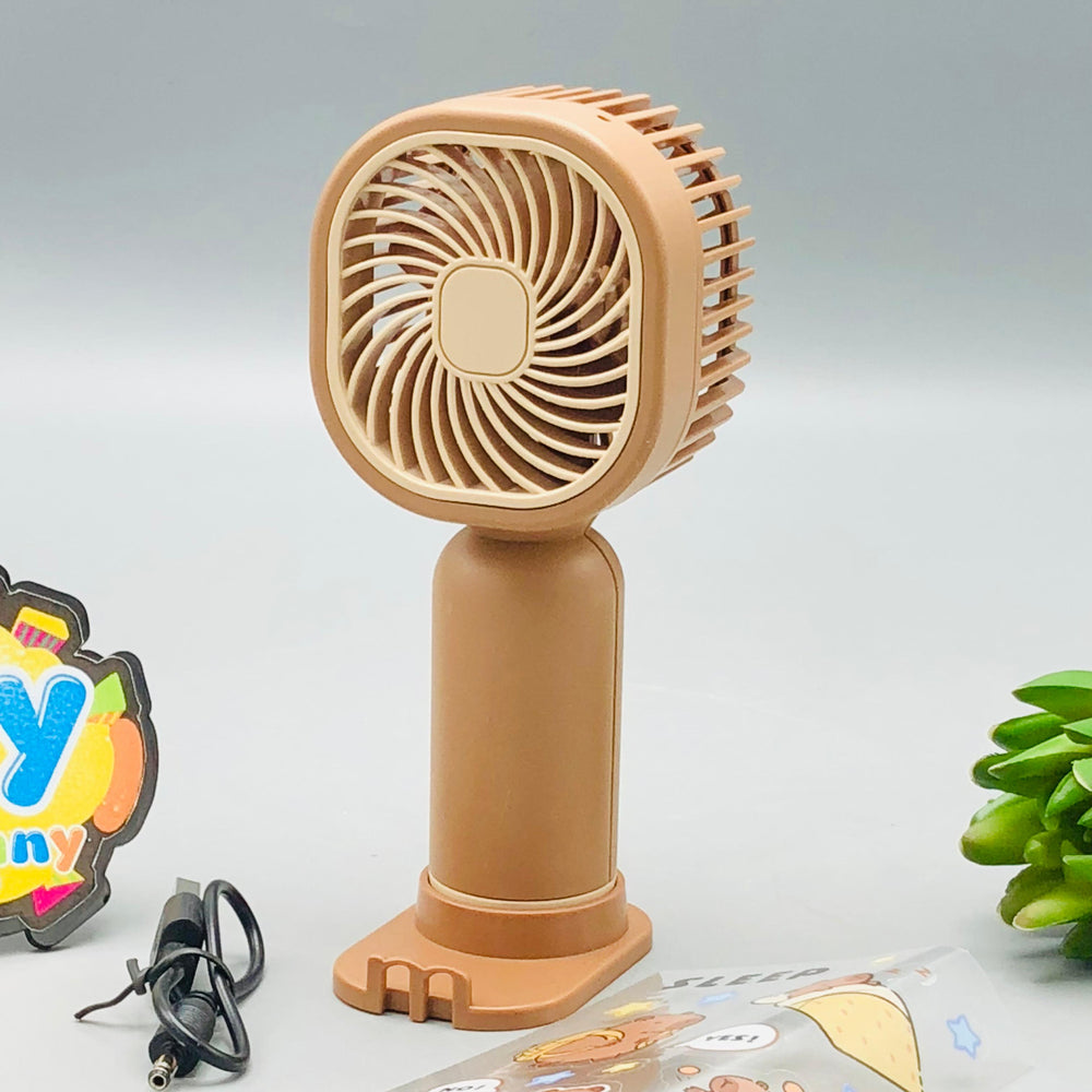 Rechargeable Simple Mini Fan With Stickers