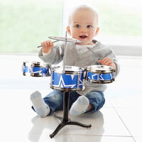 3Pcs Kids Mini Music Jazz Drums With Instrument