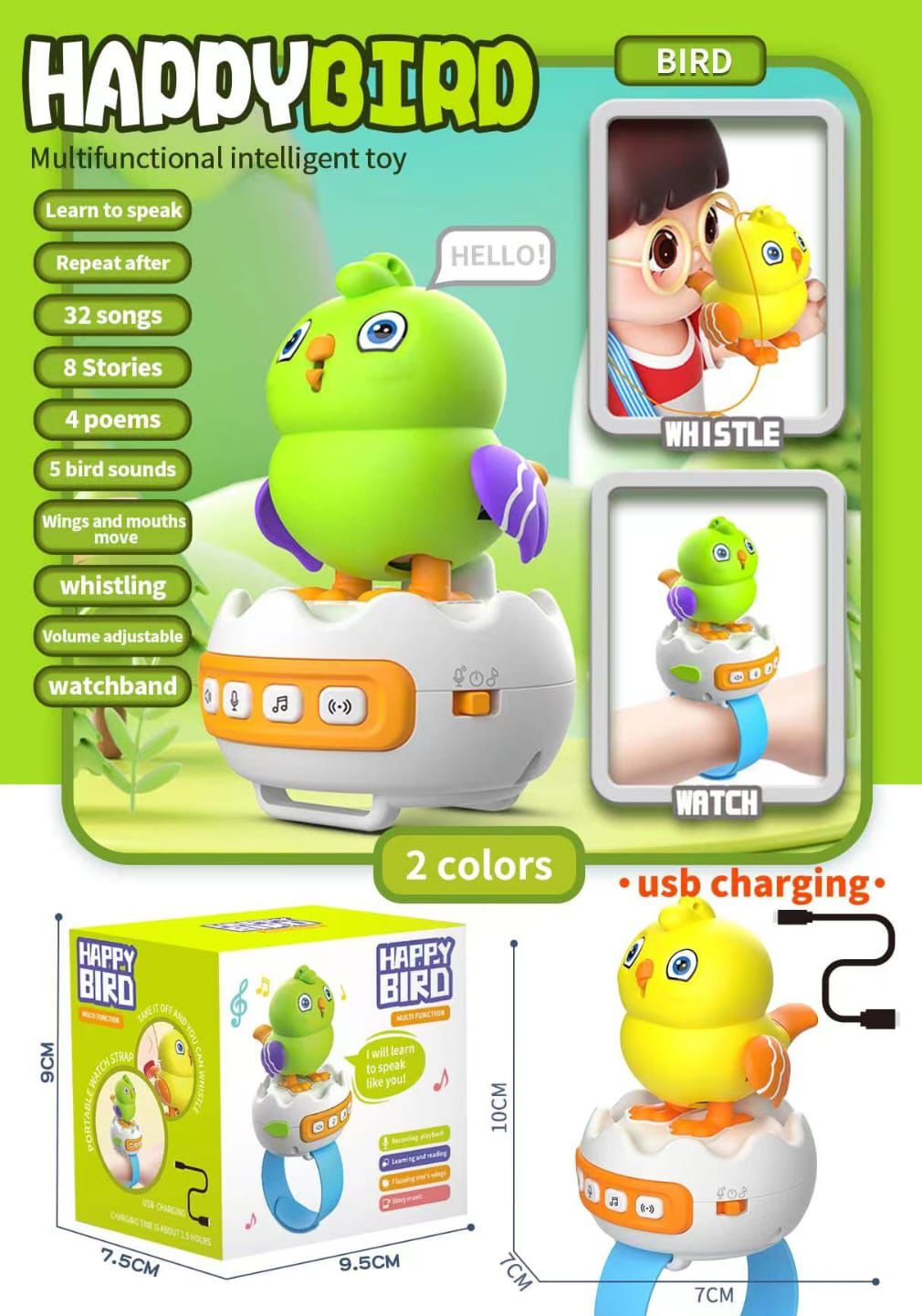 Kids Happy Bird Voice Interaction Watch