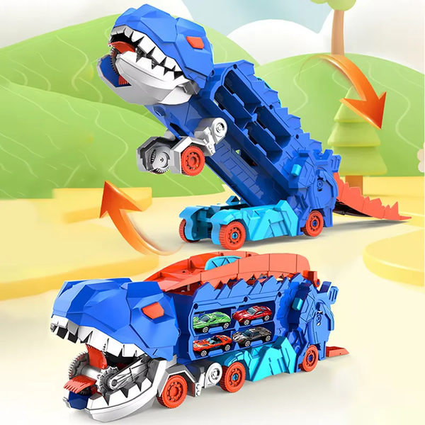 2in1 Foldable Dinosaur Truck - 2Pcs Cars