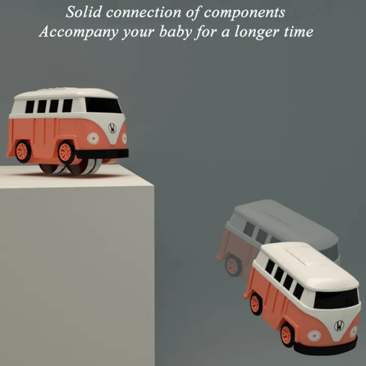 Manual Mechanical Car Adventure Track Set - 4Pcs Assorted Cars