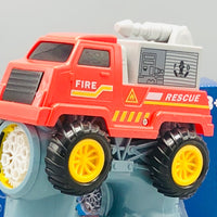 8 Holes Car Themed Colorful Bubble Gun