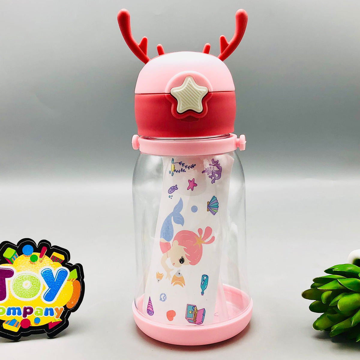 600ml Premium Transparent Sipper Water Bottle