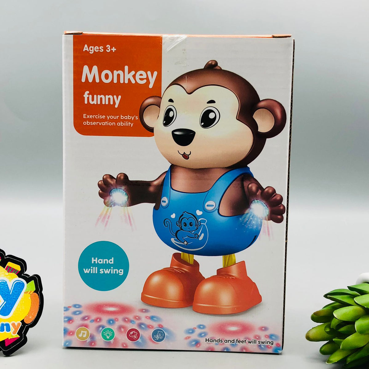 Electric Dancing Funny Monkey With Light & Music