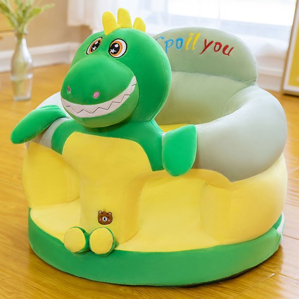 Dinosaur Design Fluffy Plush Sofa Seat For Babies