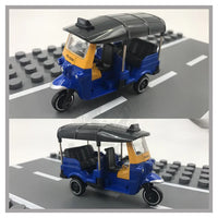 1:43 Diecast Mini Auto Rickshaw Model