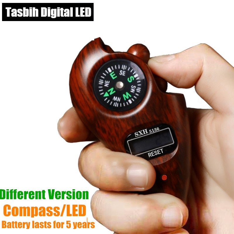 New Digital LED Tasbih & Compass
