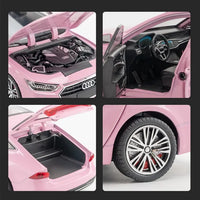 1:24 Diecast Audi A7 Model Car With Headlights