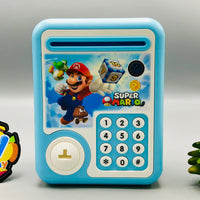 Super Mario Key Open-Door & Password Unlock Piggy Bank