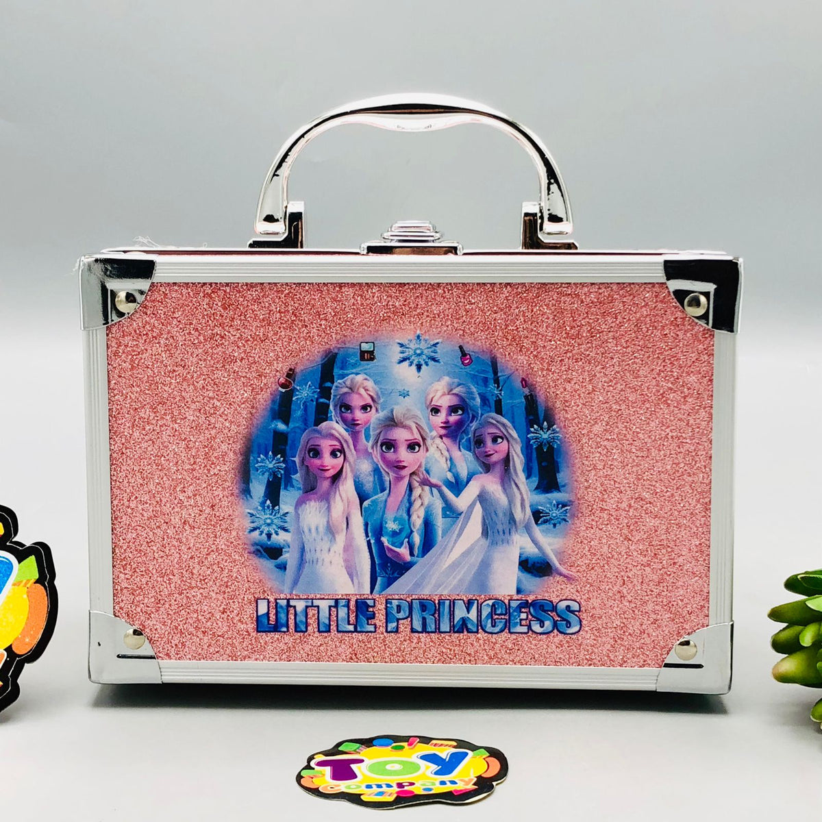 15Pcs Realistic Little Princess Makeup Suitcase