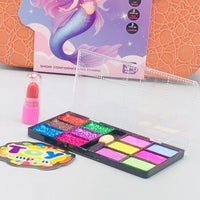 14Pcs Mermaid Realistic Makeup Bag