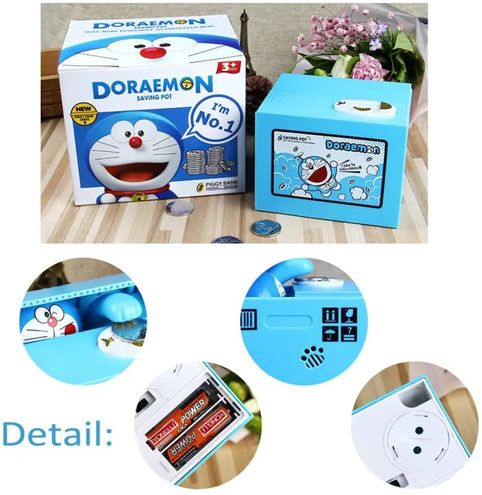 Doraemon Money Box Coin Saving Pot
