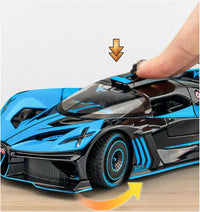 1:24 Diecast Bugatti Bolide Model Car With Smoke