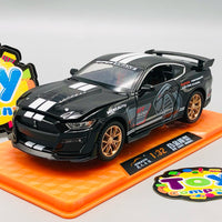 1:32 Diecast Ford Mustang Shelby GT500  With Acrylic Display Box - Black