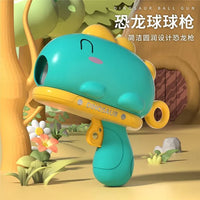 Manual Dinosaur Sticky Ball Shooting Gun With Plush Target