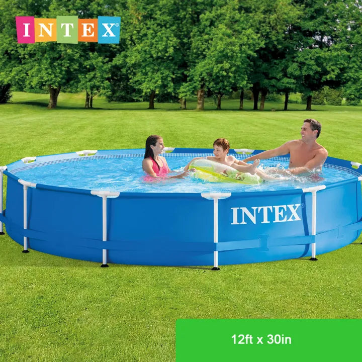 INTEX 12ftx30in Metal Frame Swimming Pool