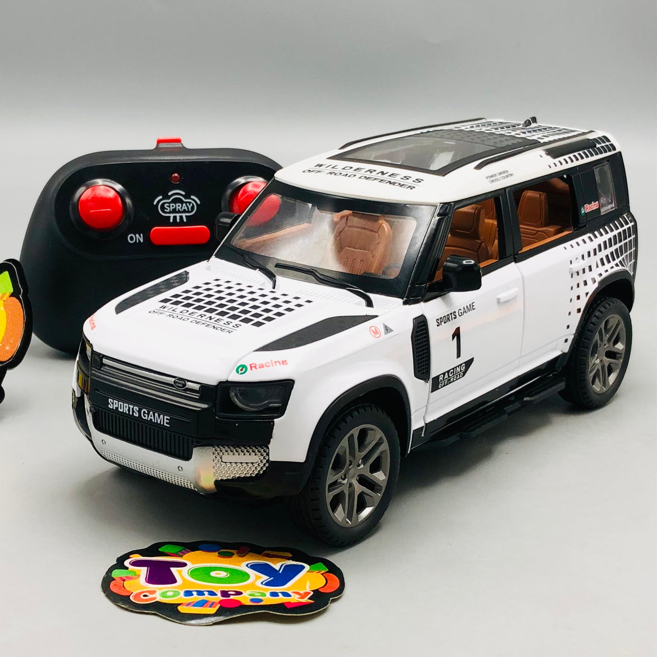 1:22 RC Diecast Wilderness Defender Model Car With Smoke