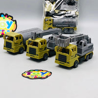 4Pcs ABS Mini Inertial Military Tank Models