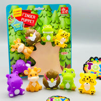 5Pcs Animal Lion Themed Finger Puppet