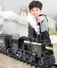 Diecast Metal Steam Train Track Set