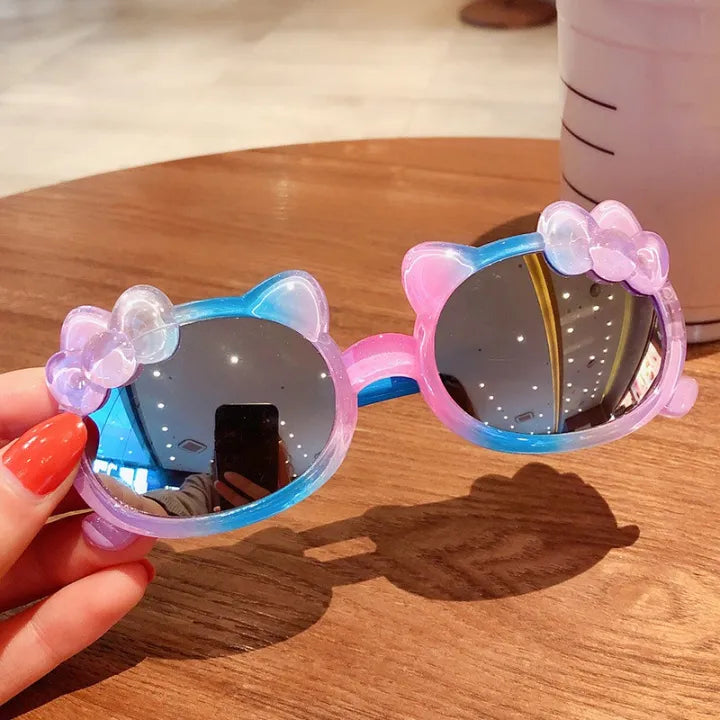 Kids Stylish Kitty Frame Sunglasses