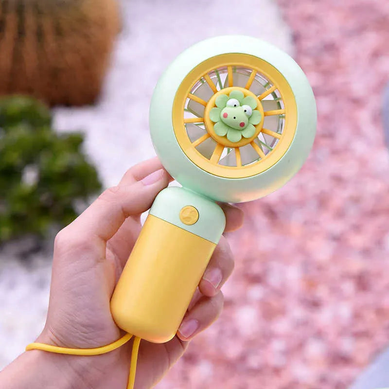 Rechargeable Cartoon Turbine Cooling Fan - Assortment