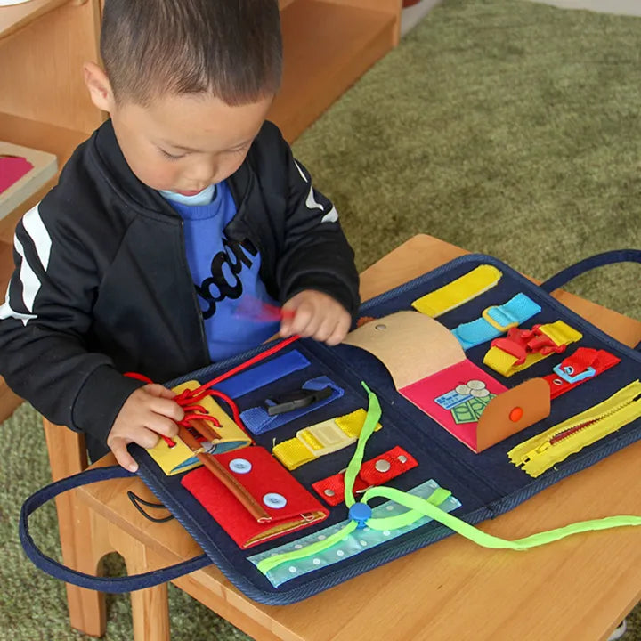 Multi-functional Toddlers Basic Skills Busy Bag
