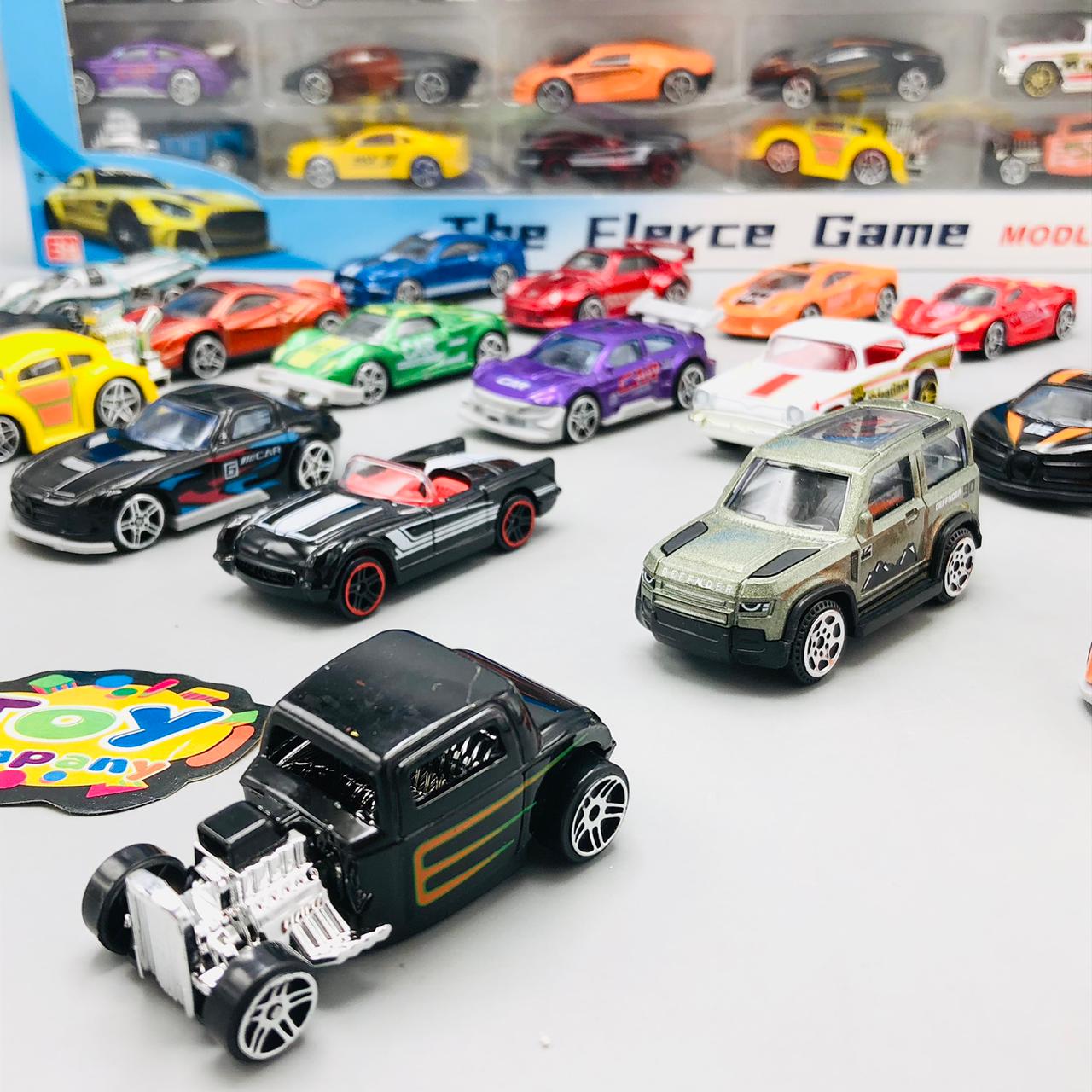 20Pcs Hot Wheels Diecast Mini Inertial Cars Set