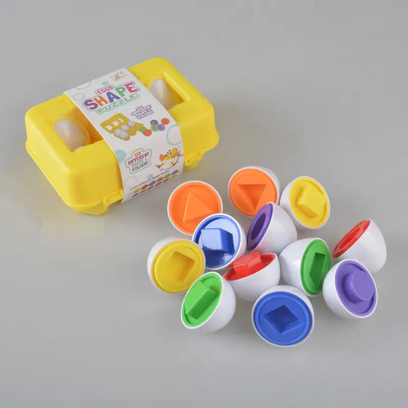 6Pcs Match Smart Egg Puzzle Toy