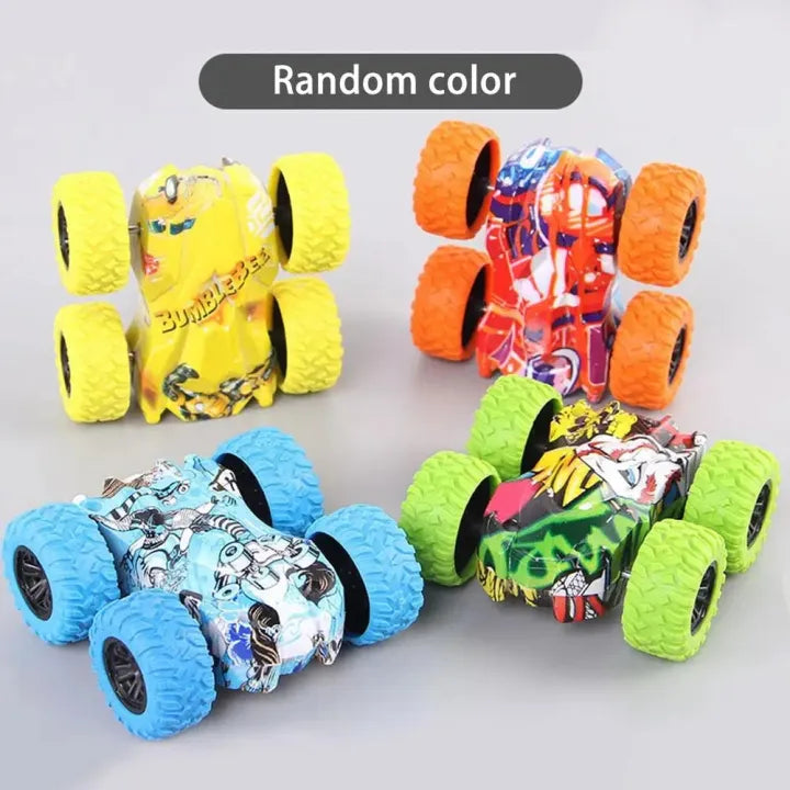 1Pc Inertial Double-Sided Stunt Car