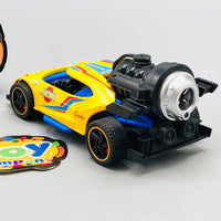 Mini ABS Pullback Car With Smoke - 1Pc