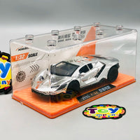 1:32 Diecast Lamborghini Centenario With Acrylic Display Box - Silver