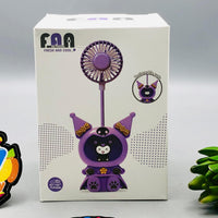 Kuromi Flexible Table Fan With Sharpener